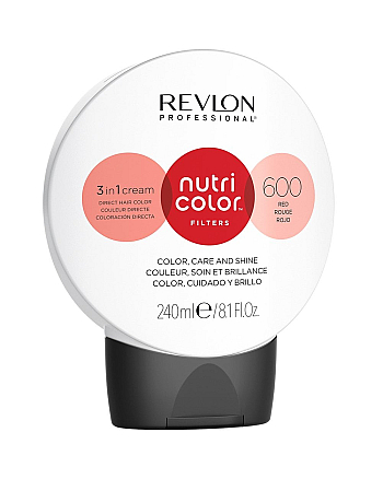 Revlon Professional Nutri Color Filters - Прямой краситель без аммиака, оттенок 600 Красный, 240 мл - hairs-russia.ru